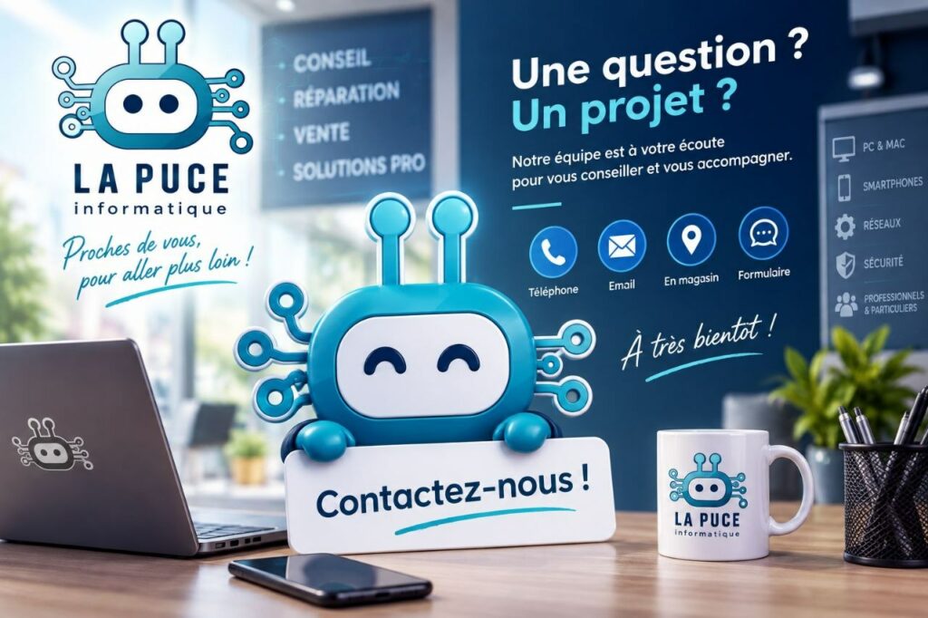 Contactez La Puce Informatique - une question, un projet