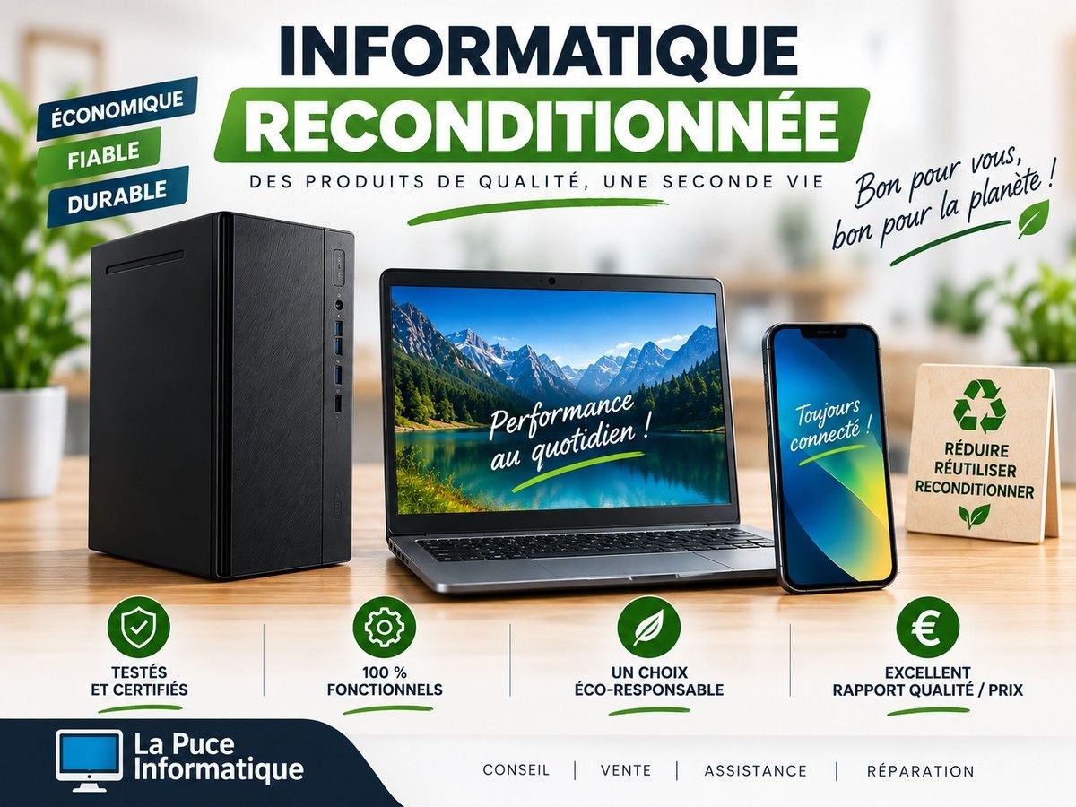 Informatique reconditionnée - La Puce Informatique
