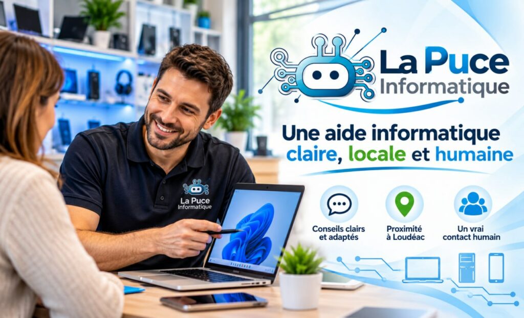 Une aide informatique claire, locale et humaine - La Puce Informatique